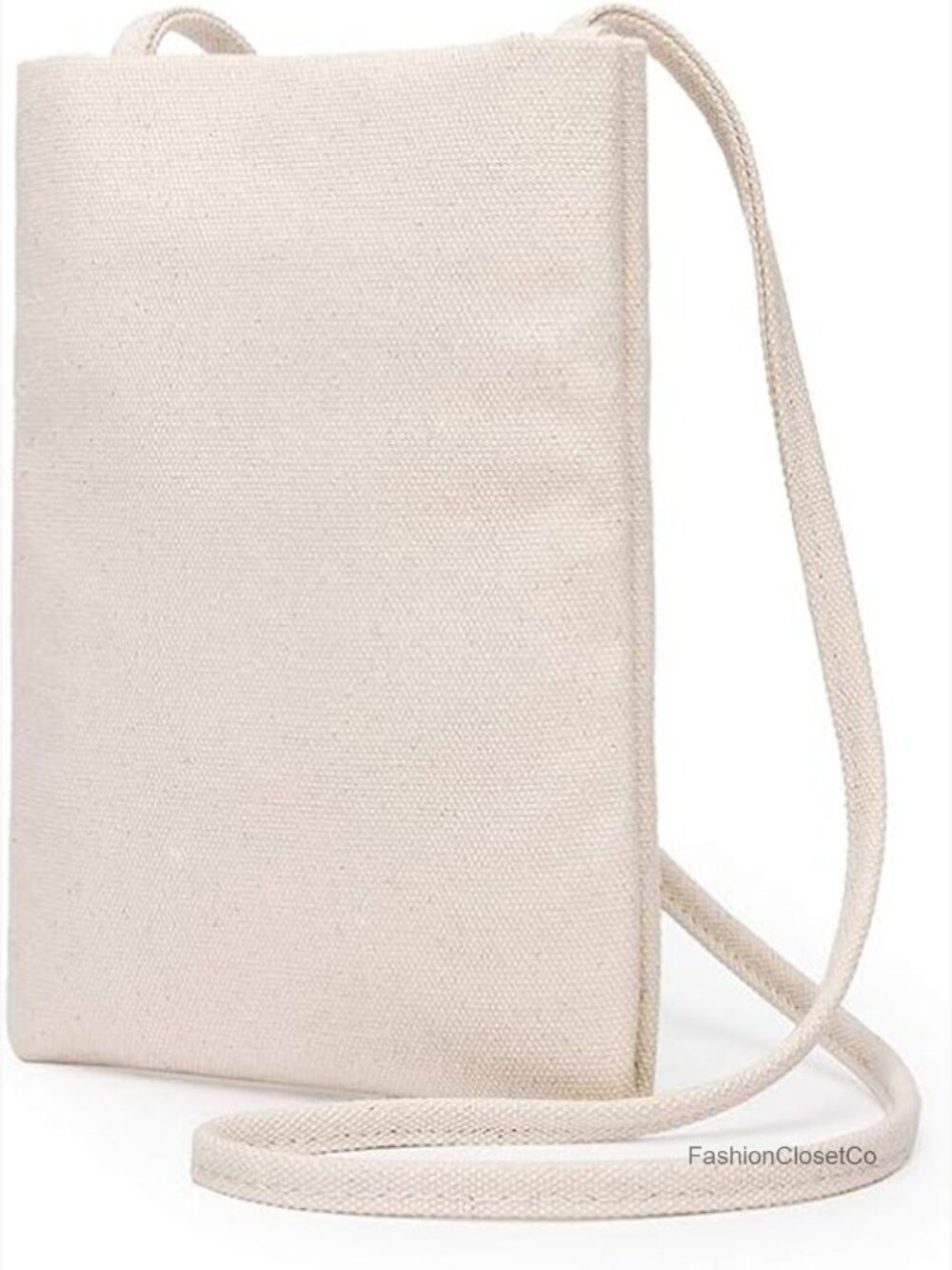 Canvas Mini Crossbody Messenger Bag with Adjustable Strap